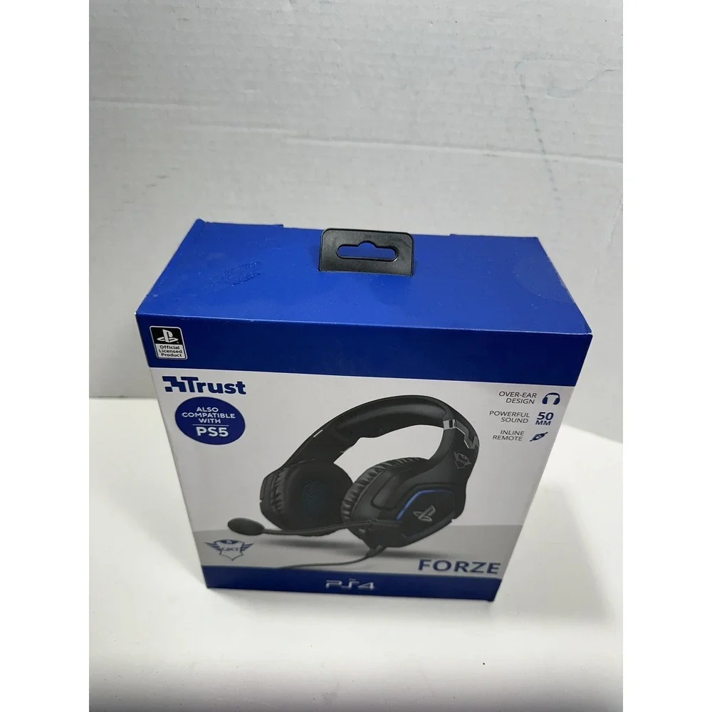 Gaming Headphones Headset Trust Gaming PS4 PS5 Mode GXT 488 Forze Black NEW Read